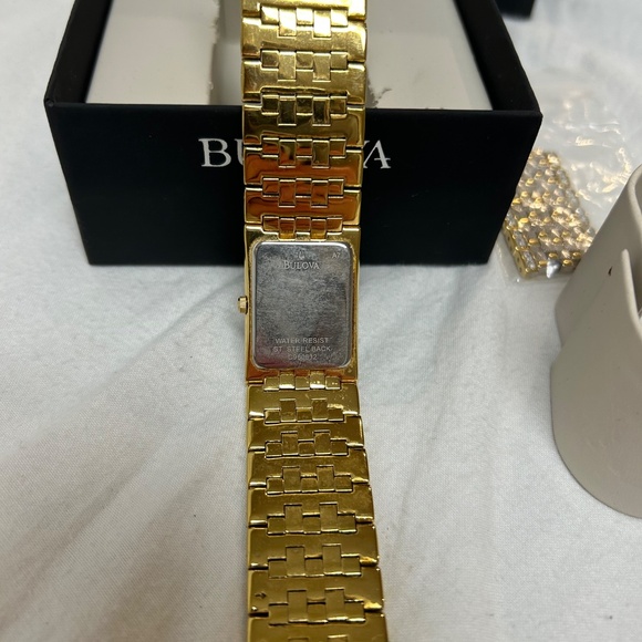 Bulova Two-Tone Crystal Accent Women’s Watch (No Battery) - Picture 3 of 3